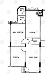 Blk 304 Hong Kah East Garden (Jurong East), HDB 3 Rooms #601572671